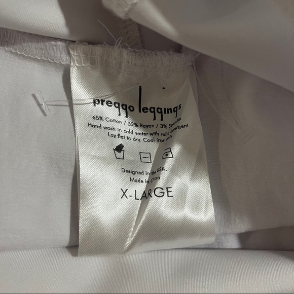 Preggo Leggings Moto Jeans Leggings White Size XL Maternity Skinny Jeans - Picture 7 of 7